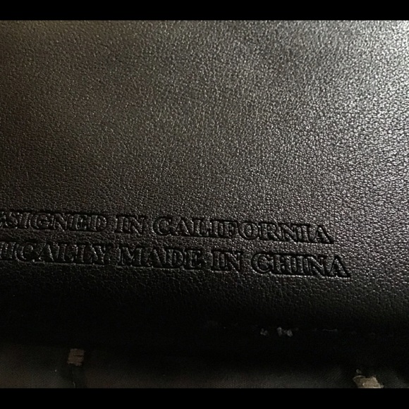 Glass ladder black Megan portfolio large new with gold accents - Picture 2 of 6